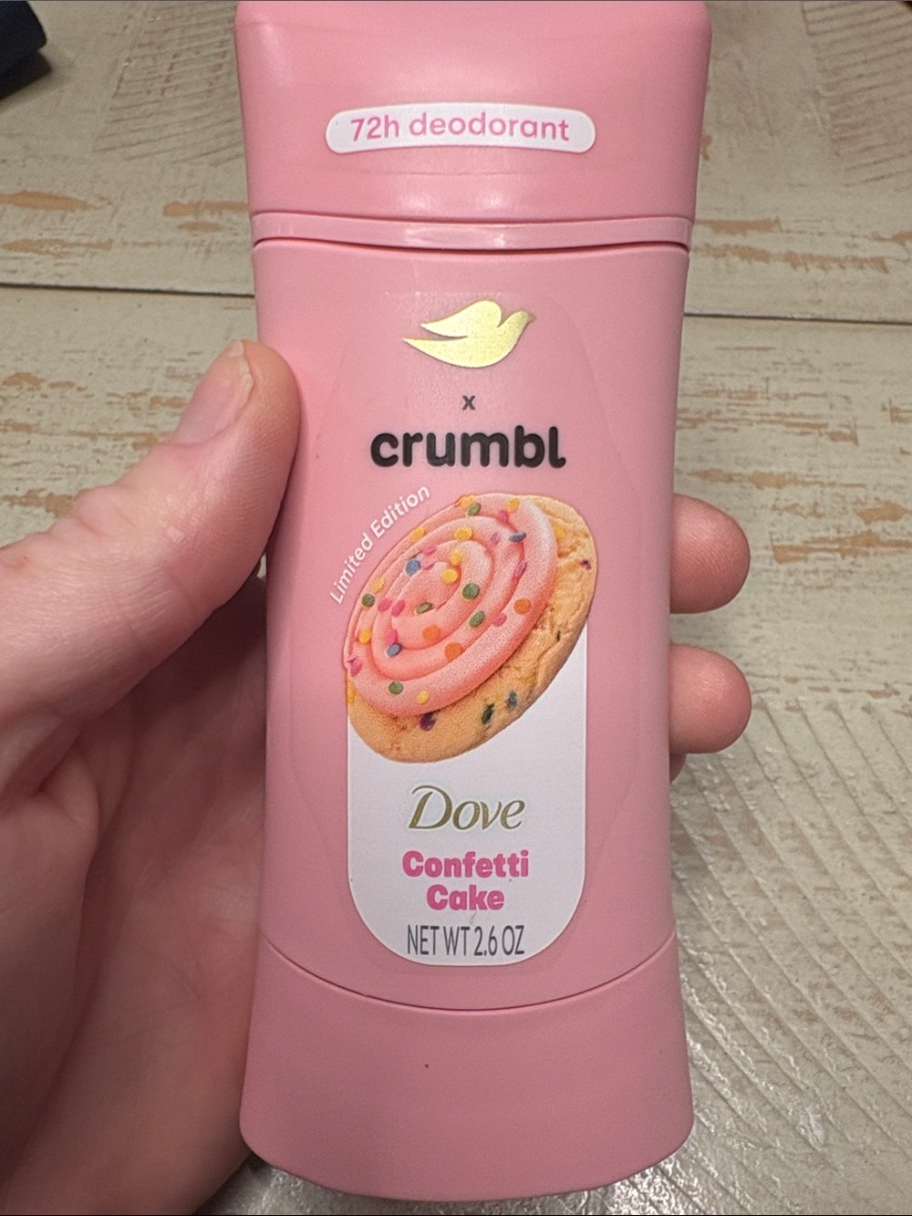 Dove x Crumbl Confetti Cake Deodorant - Picture 2 of 3
